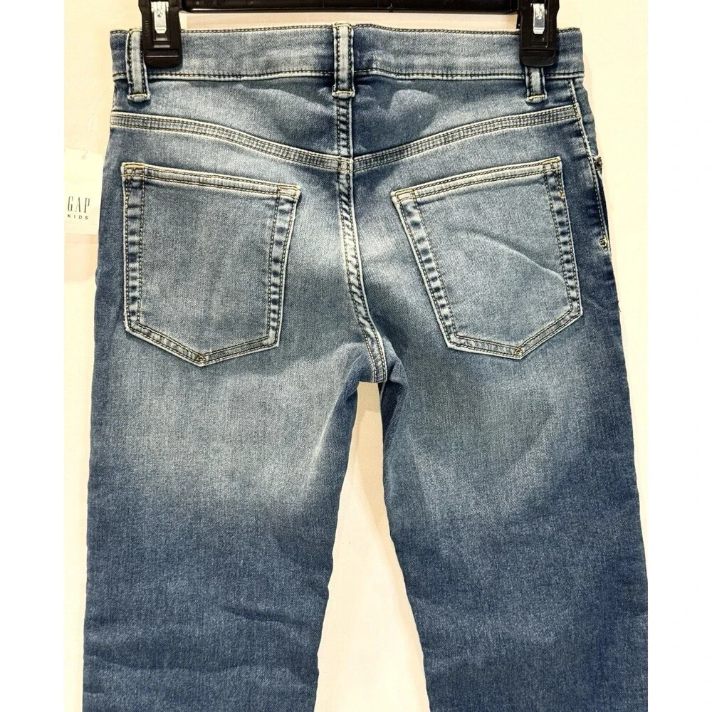 Gap Kids Girls Jeans Size 14 Regular Stretch Slim Medium Wash Denim NWT